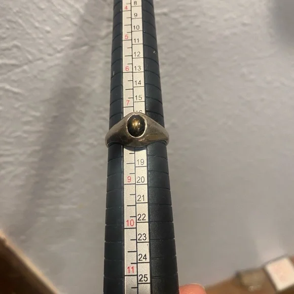 Black Star Sapphire in Sterling Silver - Picture 3 of 8